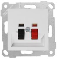 RİTA MEK TUŞ HOPARLÖR PRİZİ BEYAZ 1